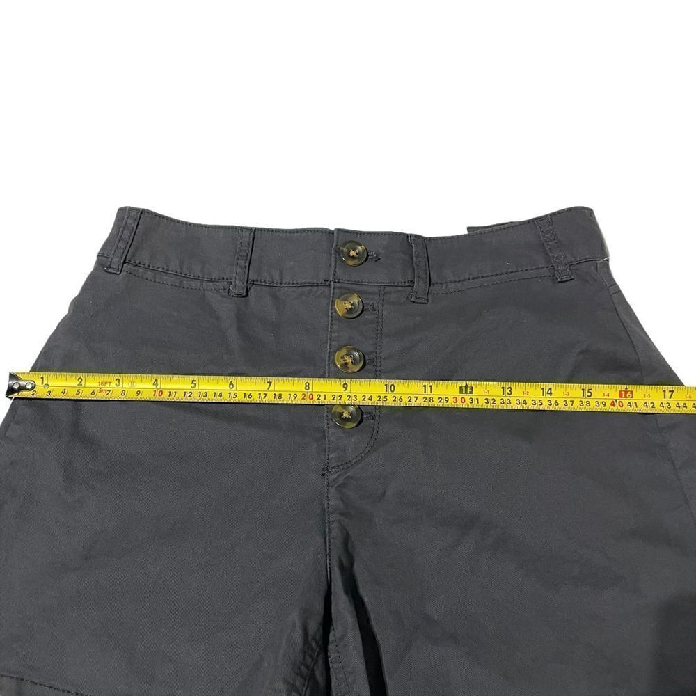 NWT Old Navy Women’s Charcoal Gray Button Up Shorts Size 4 - Picture 9 of 15